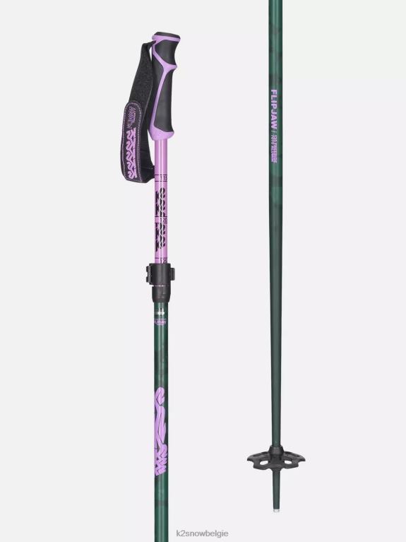skiën | K2 freeride flipjaw skistokken 2024 unisex 04DTD204