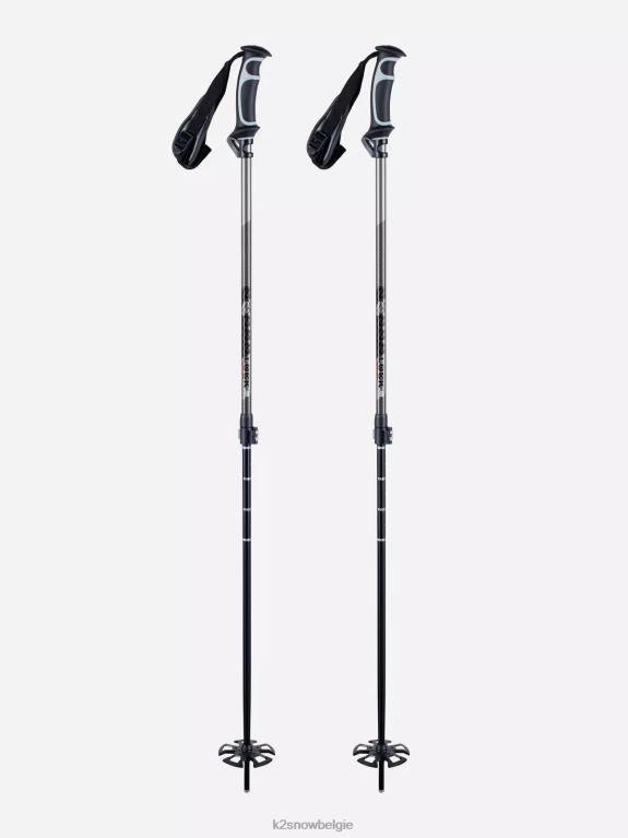 skiën | K2 lockjaw alu skistokken 2022 unisex 04DTD222