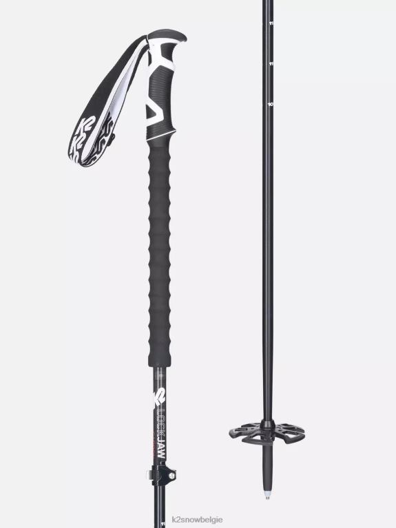 skiën | K2 lockjaw carbon skistokken 2024 unisex 04DTD214