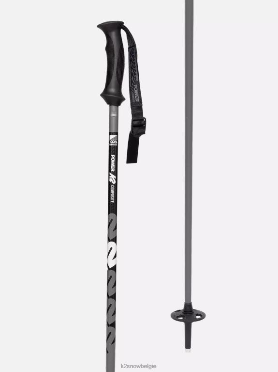 skiën | K2 power composiet skistokken 2024 unisex 04DTD208