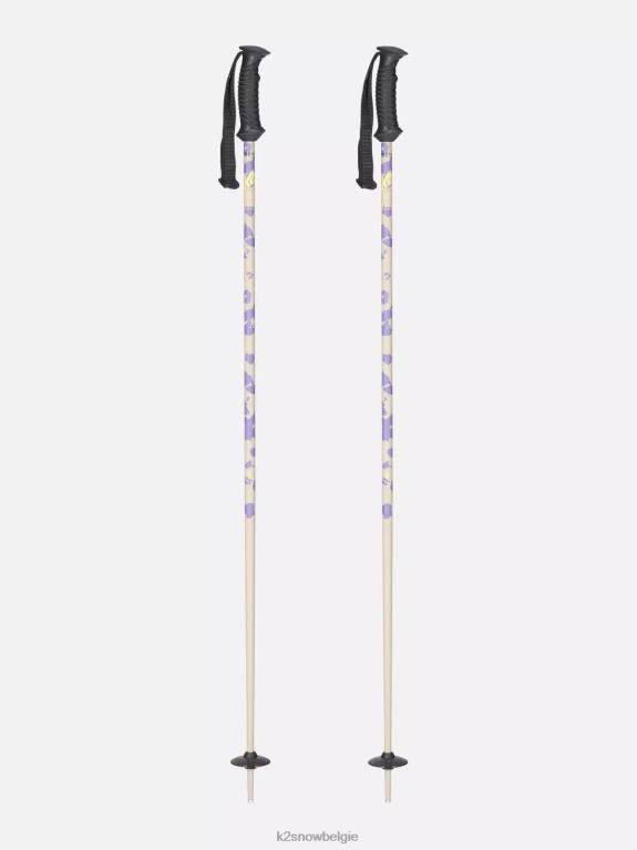 skiën | K2 stijl aluminium skistokken 2024 unisex 04DTD212