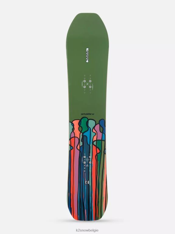 snowboarden | K2 partyplateau snowboard 2024 unisex 04DTD341